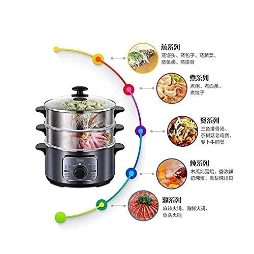 ThreeLayer Electric Steaming Pot