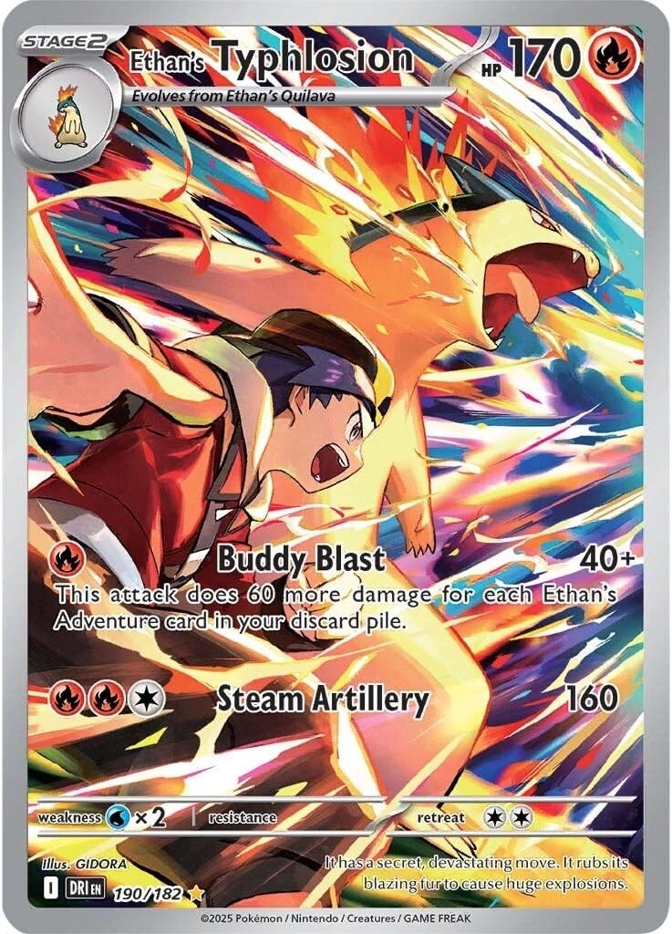 Pokémon Typhlosion 190/182 - Destined Rivals Foil