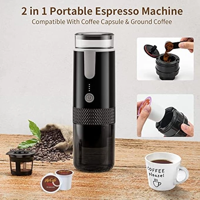 Portable Electronic Coffee Maker - Rechargeable 50ML