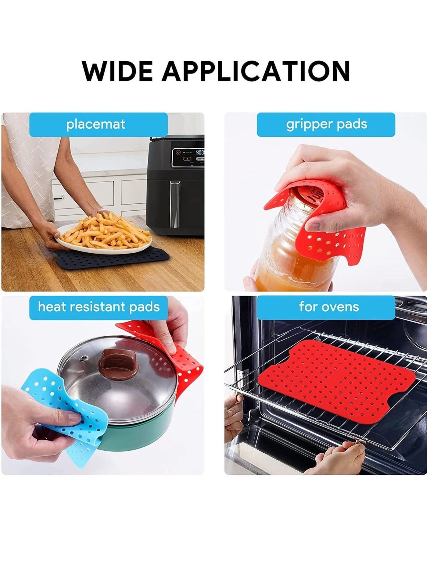 Air Fryer Silicone Liner - food grade silicone 2 piece(s)