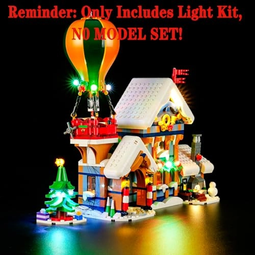 LED Light Set for LEGO Santa's Post Office 10339
