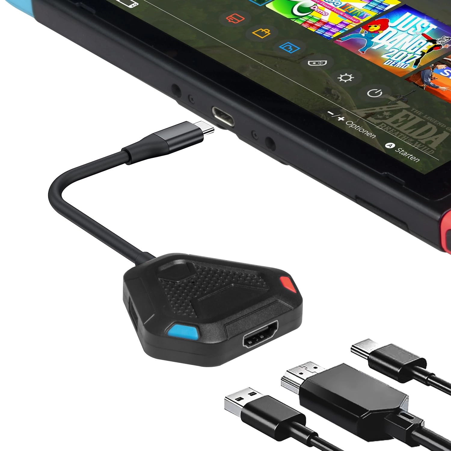 Sehawei Switch Dock - Compatible with Switch Switch OLED Mobile Phone Steam Deck MacBook iPad Pro Samsung S22 S21