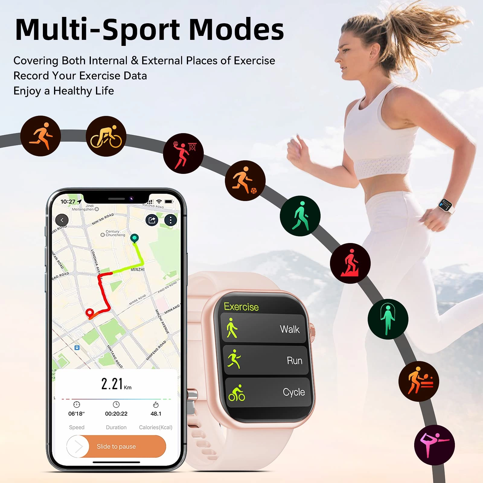 Smart Watch Metal