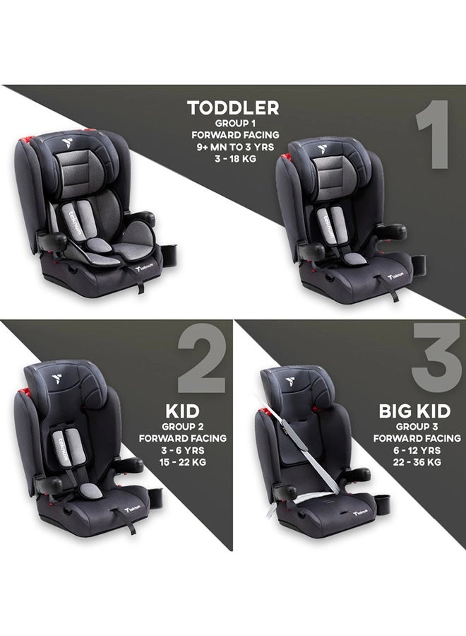 Pack And Go Foldable Car Seat - Group 1/2/3 (9-36Kg)