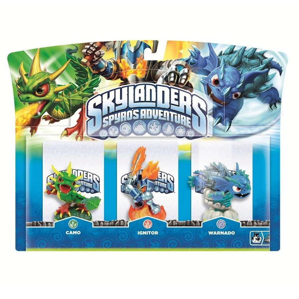 Activision Ignitor + Warnado + Camo - Skylanders Spyro's Adventure