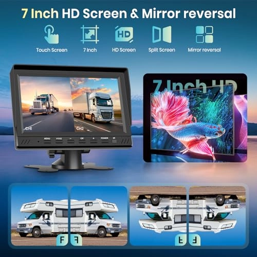 Rearview Camera - Night Vision Wired 1080P