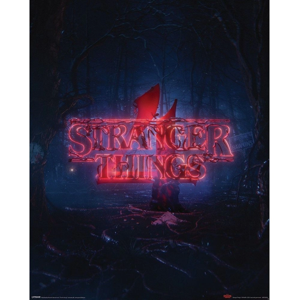 PYRAMID POSTERS Stranger Things 4 Season 4 Teaser - Fine Art Quality Paper 40 x 50 x 0.1 cm