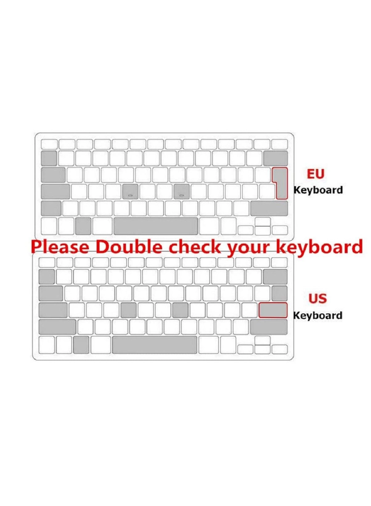 Keyboard Cover - UK Layout Arabic/English