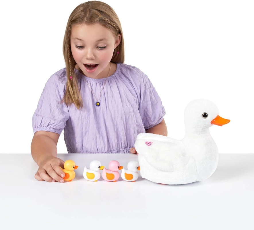 Mama Duck & Baby Surprise - over 10 quacking sounds 32 cm