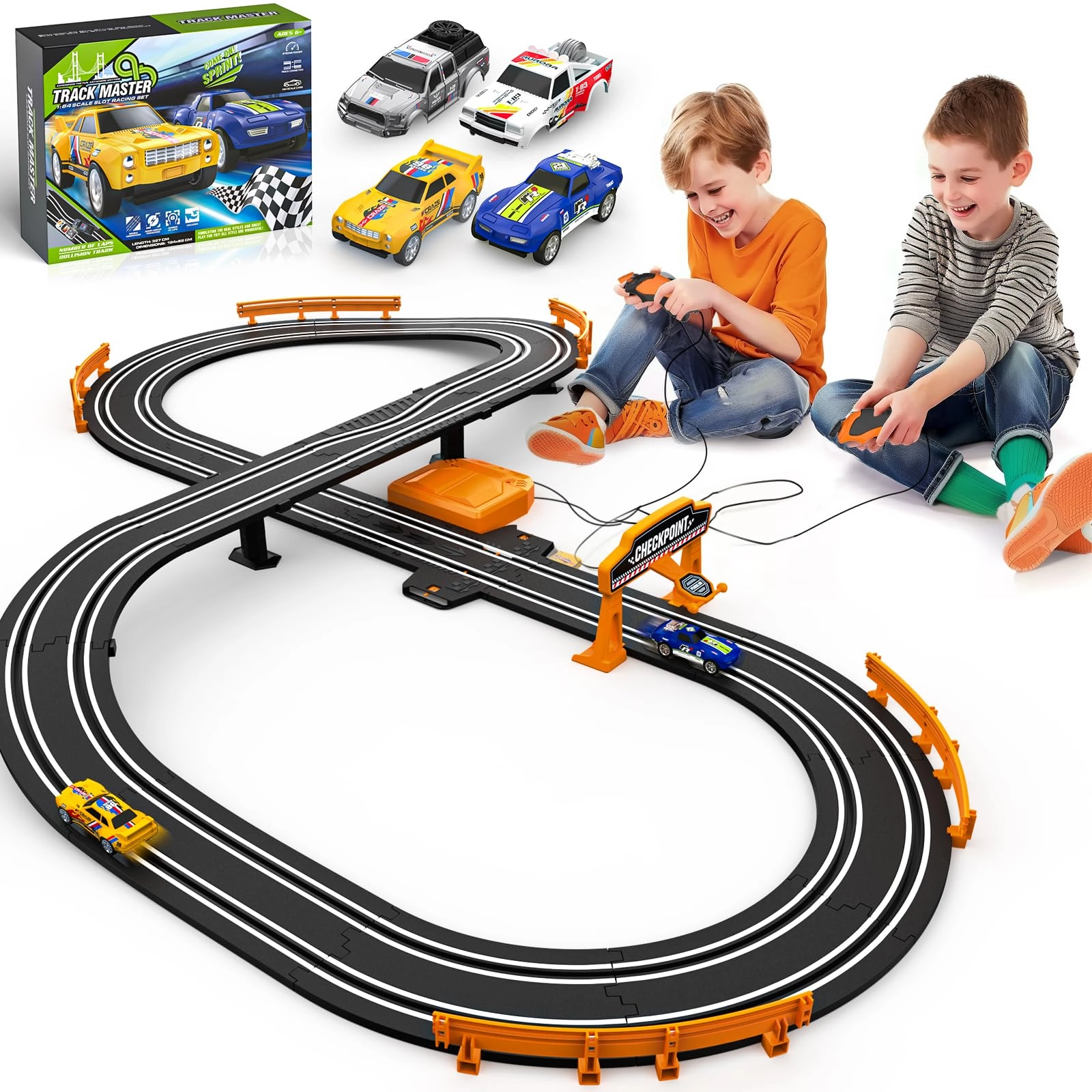 Fedonak Slot Car Race Track Set - 1:64