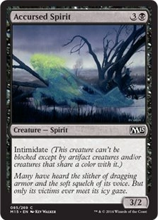 Wizards of the Coast Magic The Gathering Accursed Spirit 085/269 - Magic 2015