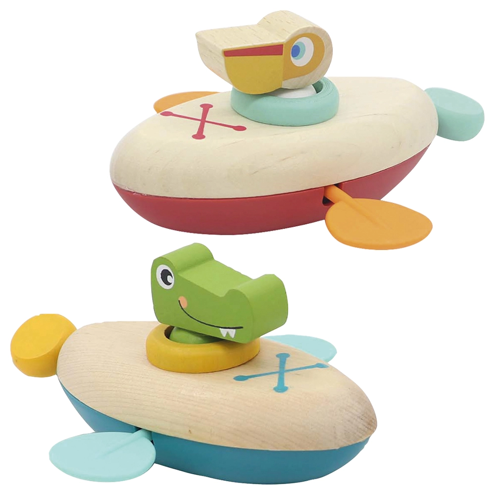 ANDREU Toys Clockwork Water Canoe - 1pc