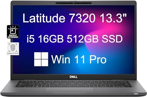 (Renewed) Latitude 7320 - 13.3'' i5-1140G7 16GB DDR4 512GB SSD