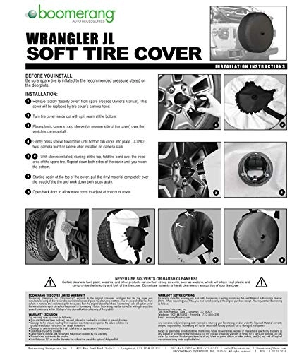 JL Tire Cover