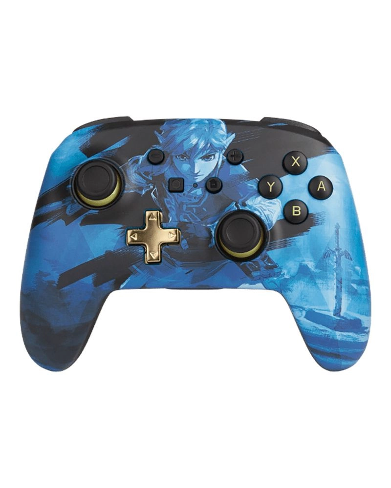 PowerA Enhanced Wireless Controller - Link Blue Nintendo Switch