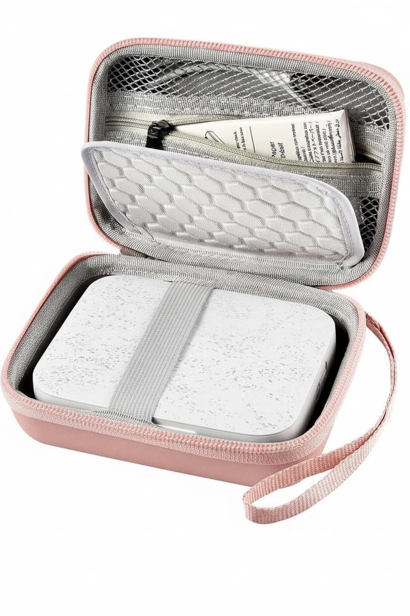 ALKOO Case Compatible with Canon Ivy Mini CLIQ CLIQ+ CLIQ2 CLIQ+2 Instant Camera Printer - blue Mesh Pocket