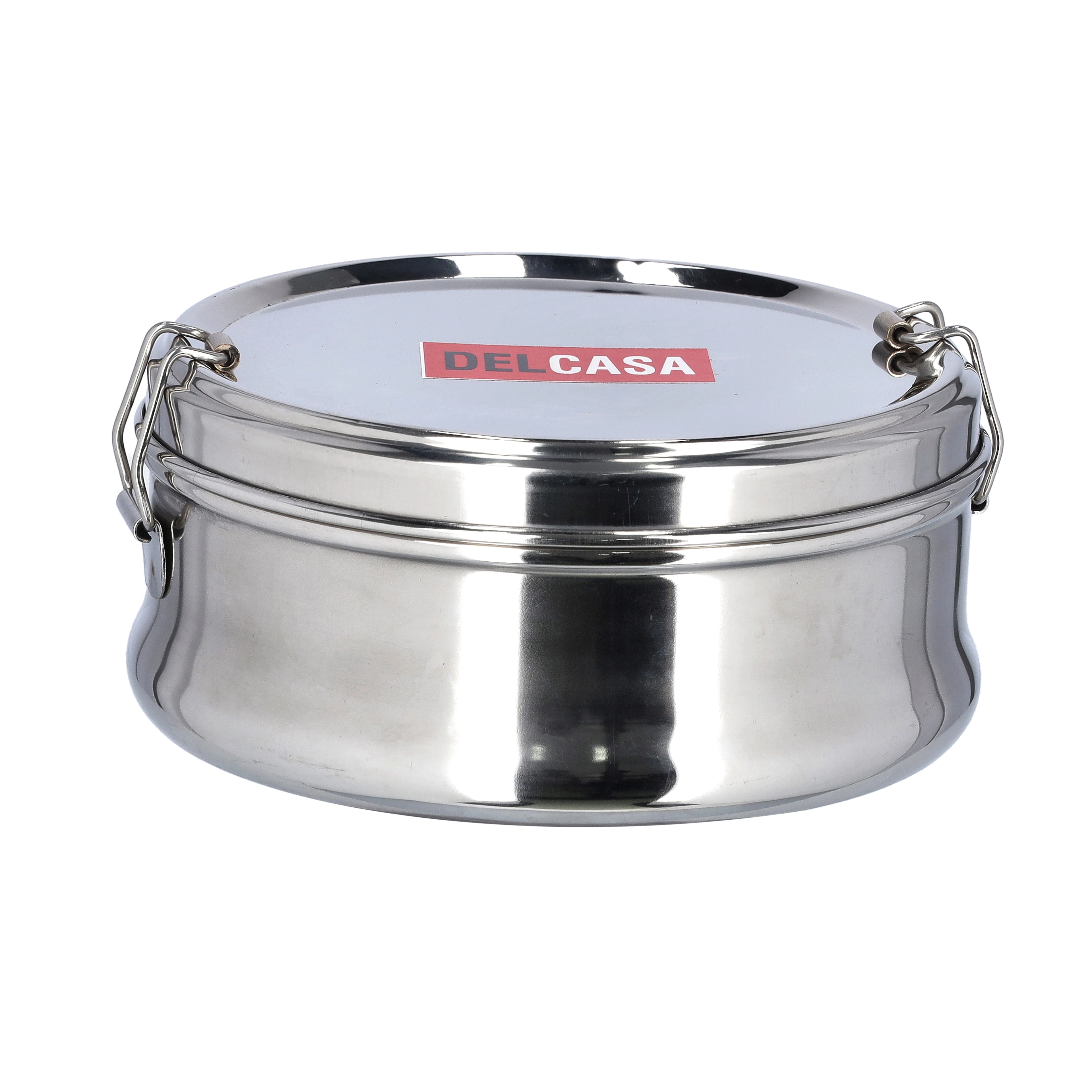 DELCASA Stainess Steel Lunch Box - With Plate 14Cm
