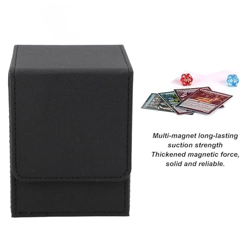 Magnetic Card Box - 100 Cards Black Red