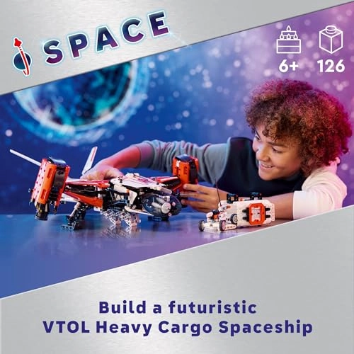 Technic Vtol Heavy Cargo Spaceship Lt81 (42181)