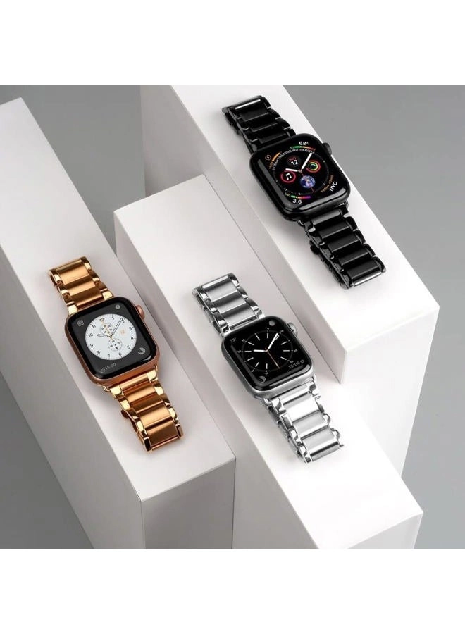 Premium Stainless Steel Watch Band for Apple Watch Series 1-9, SE - 38mm/40mm/41mm