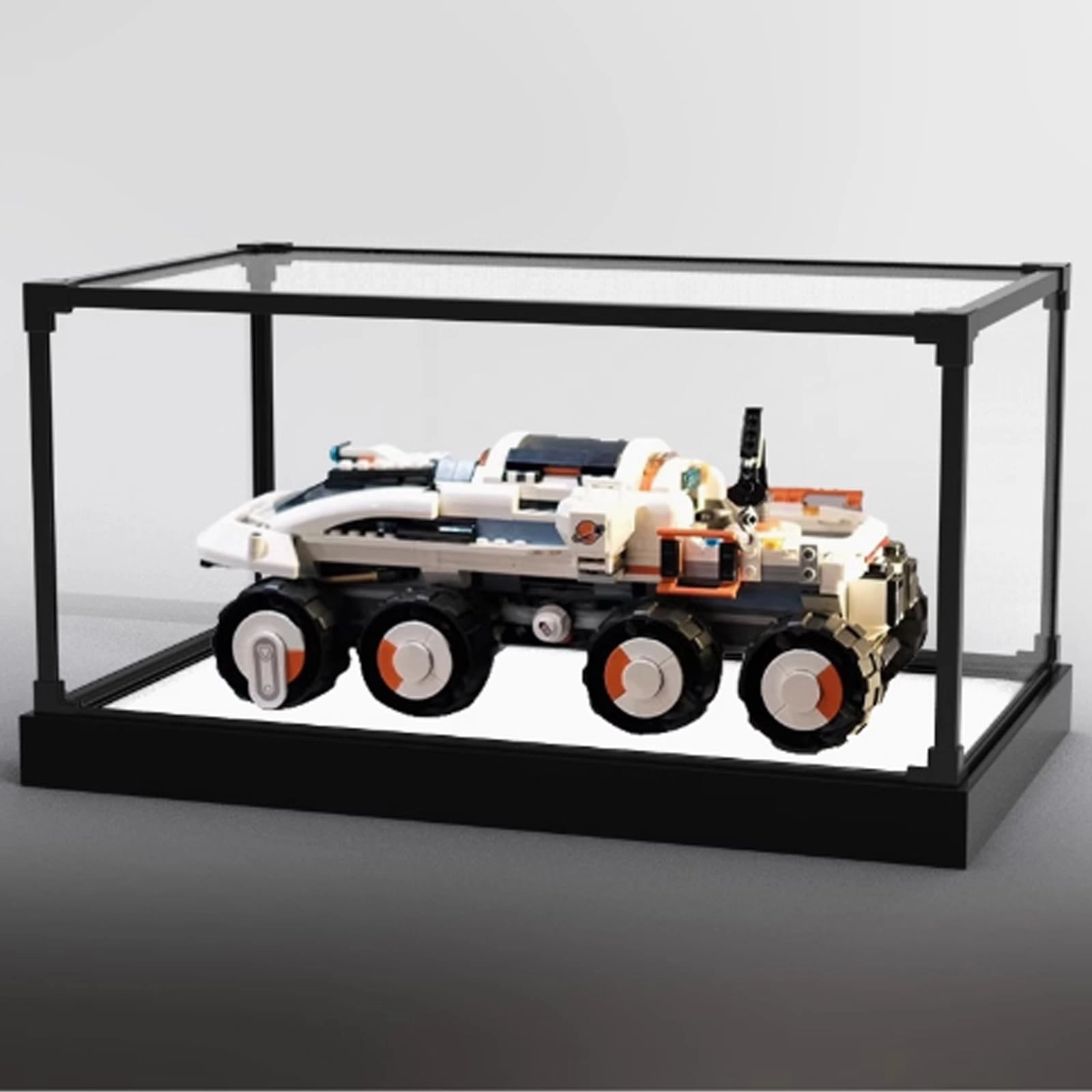 OYTOCLKU Acrylic Display Case for LEGO Space Crane 60432 - 3mm thickness