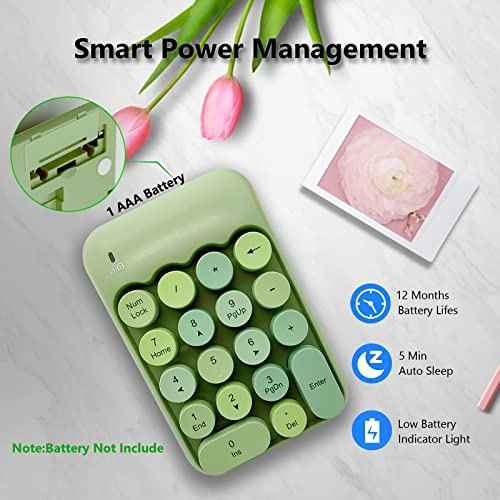 X910 - Wireless Numeric Keypad Black Red