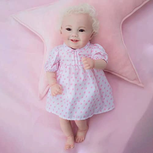 Reborn Baby Doll - 55cm Soft Silicone Limbs Cloth Body