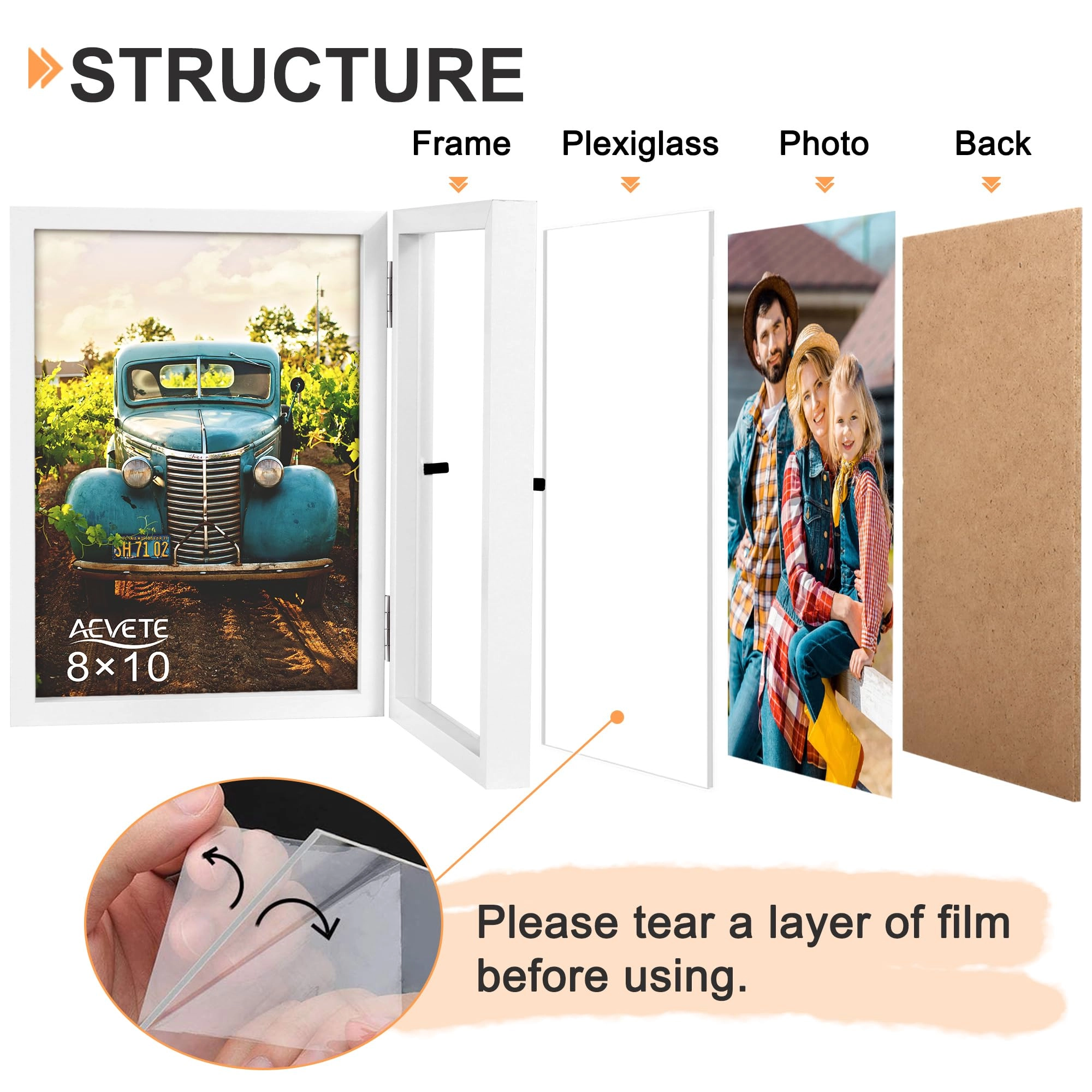 Double Picture Frame - 8x10 2