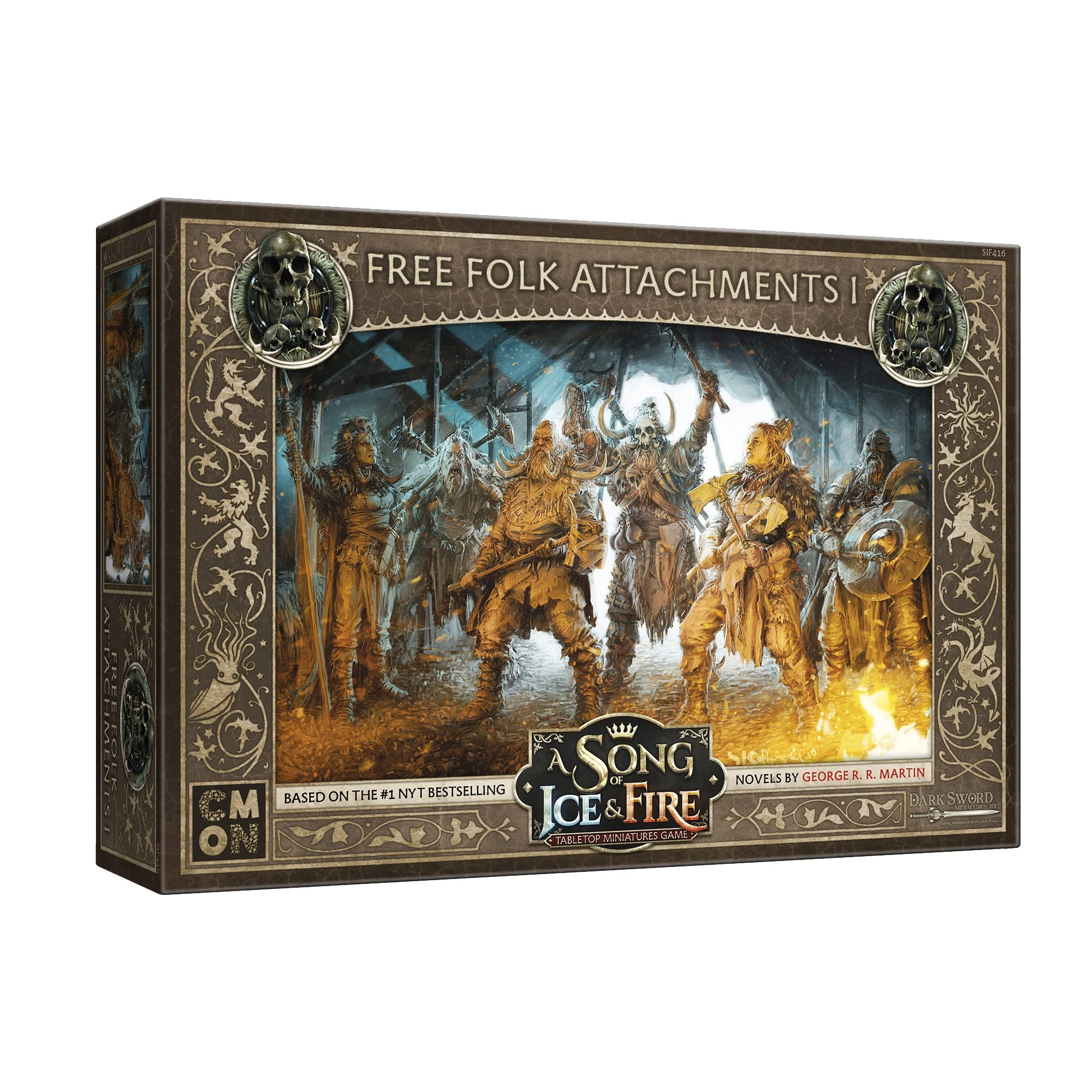CMON A Song of Ice and Fire Tabletop Miniatures Game: Free Folk Attachments I
