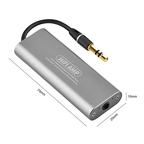 Portable Headphone Amplifier - Mini Rechargeable 3.5mm AUX