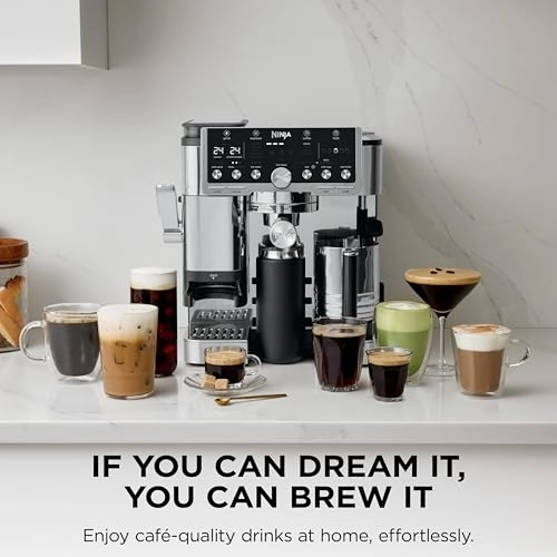 Luxe Caf Pro Series - ES701C Built-in Grinder Integrated Tamper