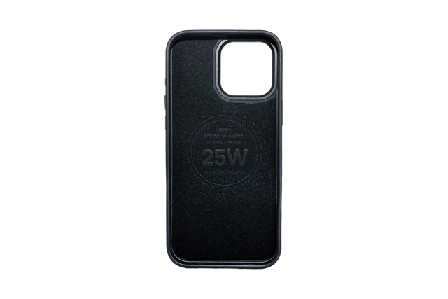 iPhone 13 Pro Max Case - Leather Black MagSafe