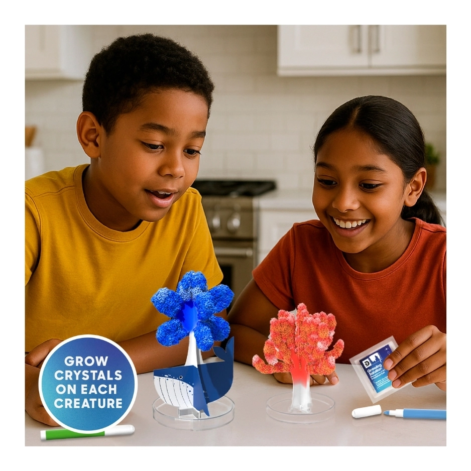 Crystal Sea Creations Chemistry Kit Marine Biology - 6 years+ 32 pieces