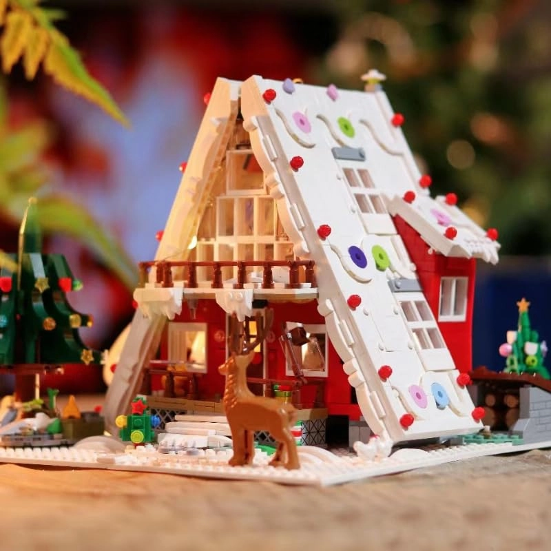 Menbis Narwhals Festive Snow Cottage (60517) - Car, Display Box