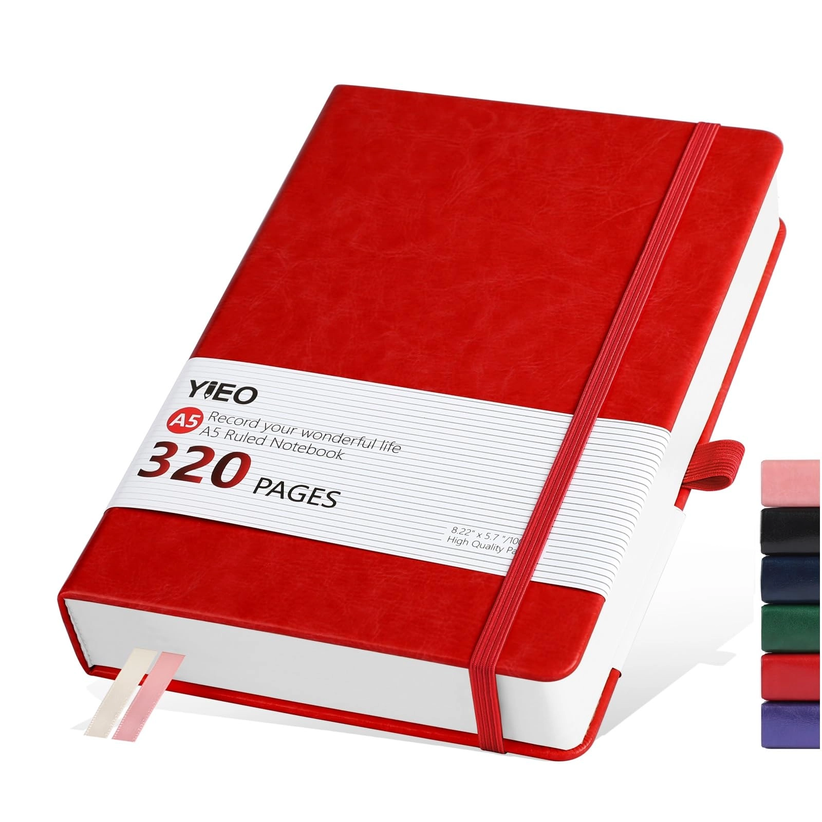Notebook A5 Hardcover - Lined 160 Sheets