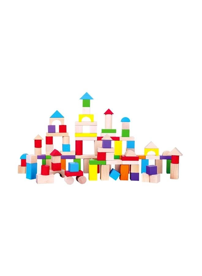 Wooden Blocks - 100pcs