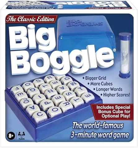 Big Boggle - 5x5 Grid 25 Letter Cubes