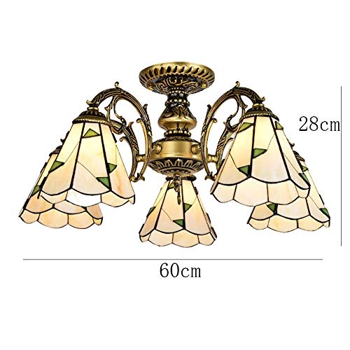 E27 Pastoral Mediterranean Ceiling Lamp