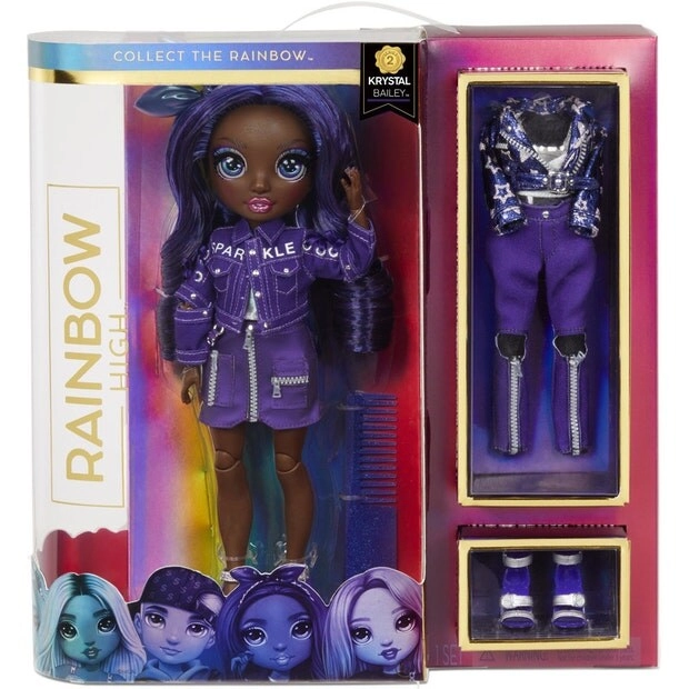 Krystal Bailey Fashion Doll - Jr High Series 2 9" Purple