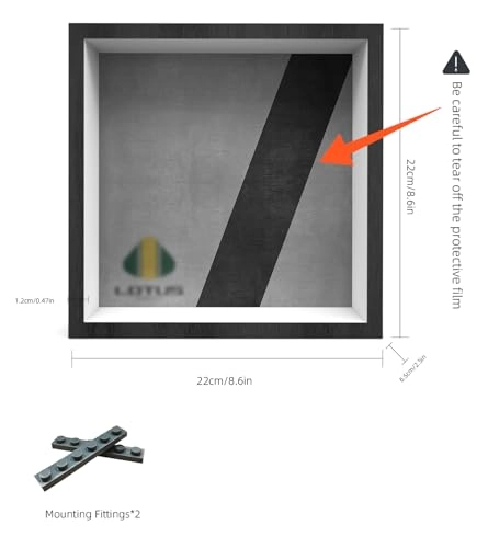 Display Wallboard - 8.08x8.08 inches for Lego Speed Champions Lotus Evija 76907 Race Car