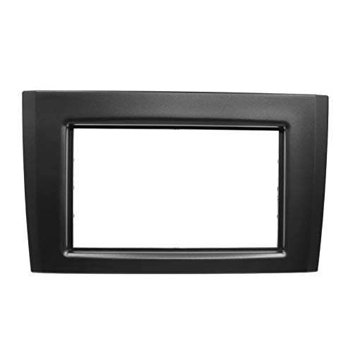 Center Console Radio Fascia - Double Din 178x102mm Silver