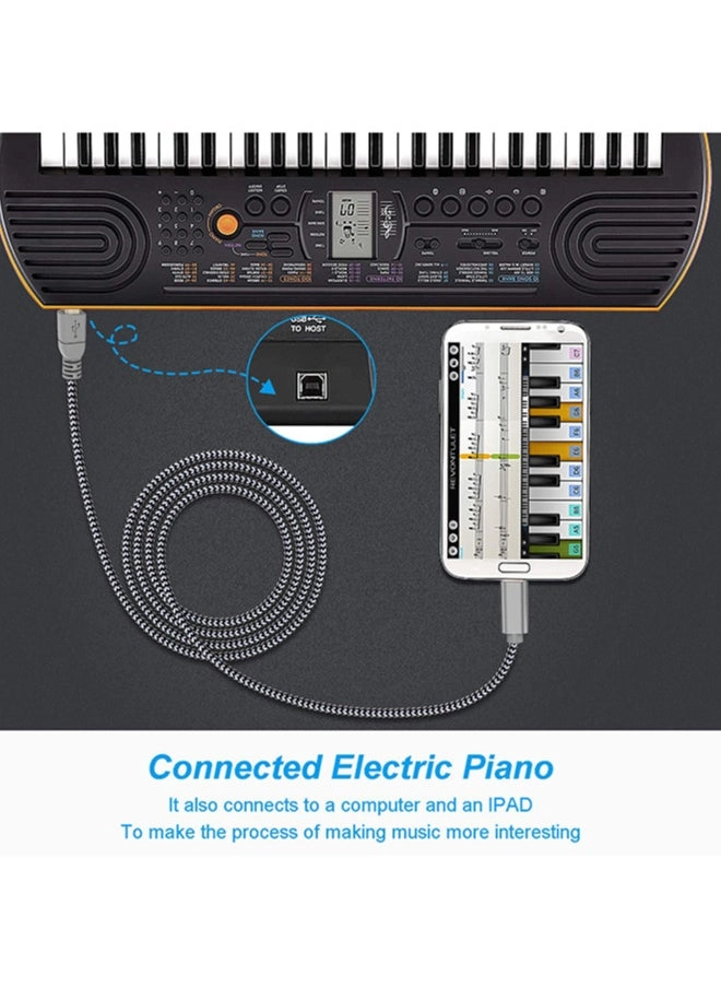 USB B to USB C Printer Cable USB C to USB B 1.5m