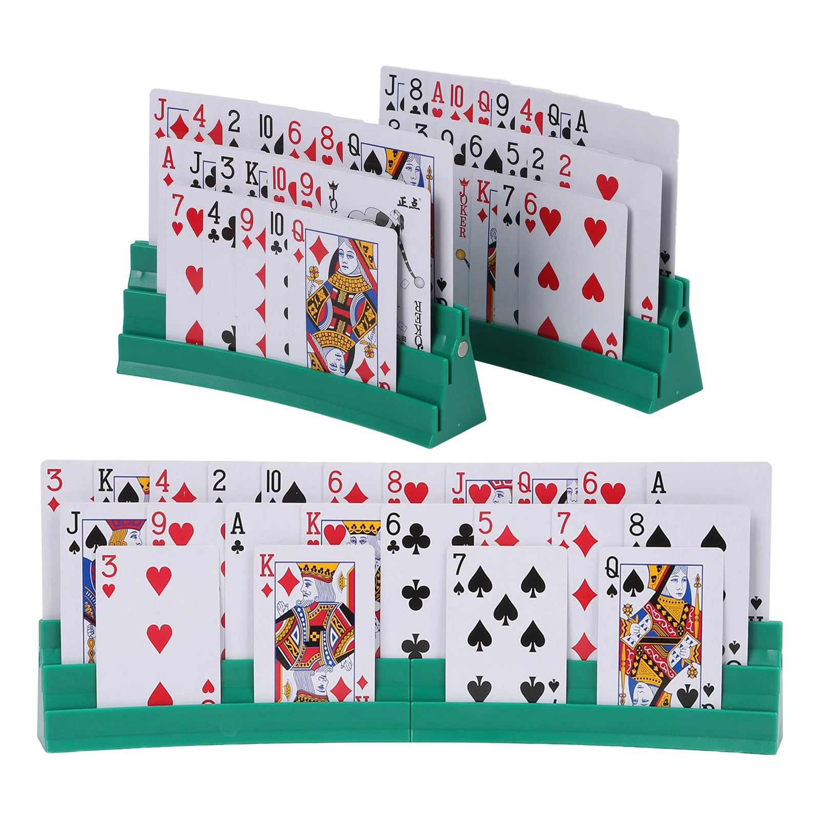 GHERPTE Expandable and upgradable Three-Layer Plastic Card Holder