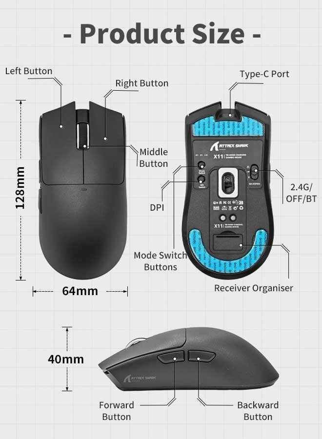 X11 Gaming Mouse - Wireless
