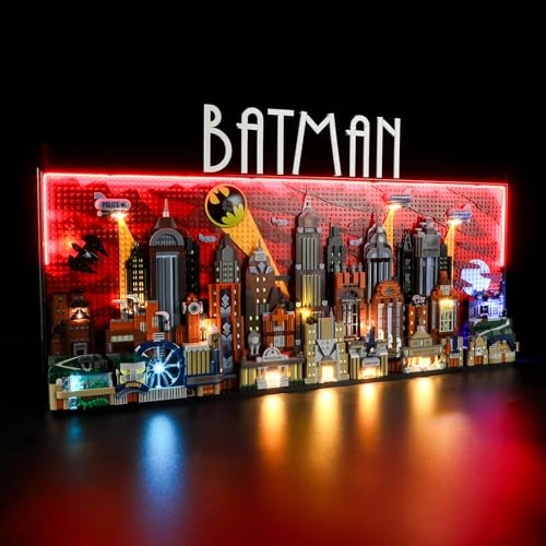 Set of Lights for Lego 76271 Animated Series Gotham City Building Model - Gotham City LEGO