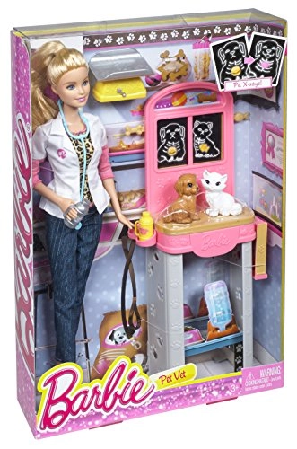 Barbie Careers Pet Vet - Plastic Pink