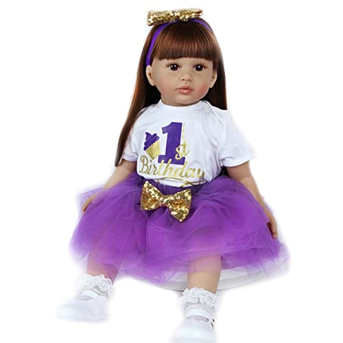 Reborn Baby Doll - 22 Inches / 55 cm Silicone Ages 3+