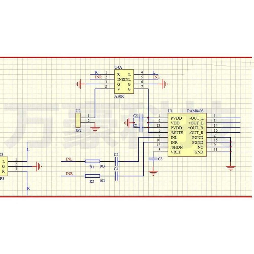 PAM8403 - 2 Channel 3W+3W