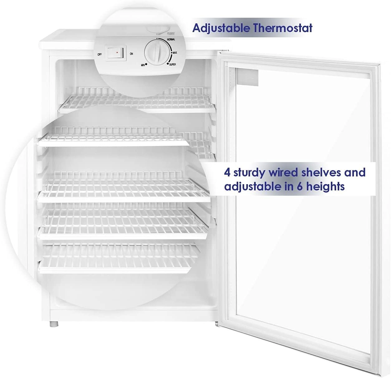 Single Glass Bottle Cooler - 133L