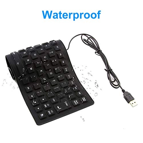 Foldable Soft Silicone Gaming Keyboard - Wired